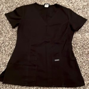 Black scrub top